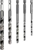 STHOR VŔTAČKY KOVOVÉ 5KS 4-10MM HSS HEX 1/4" (21650)