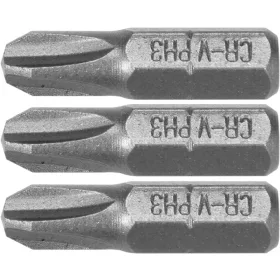 STHOR SKRUTKOVACIE BITTY 1/4 25MM PH1, PH2, PH3 3KS (65461)