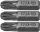 STHOR SKRUTKOVACIE Bity 1/4 25MM PZ3 3 KS (65472)