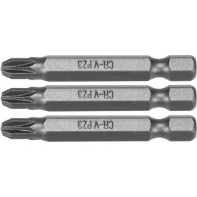 STHOR SKRUTKOVACIE BITY 1/4 50 MM PZ3 3 KS (65477)