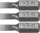 STHOR SKRUTKOVACIE BROTY 1/4 25MM, 4MM 3 KS (65480)