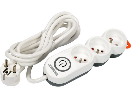 STHOR Uzemnená zásuvková lišta 3M (72351)