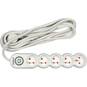 STHOR uzemnená zásuvková lišta 5M (72358)