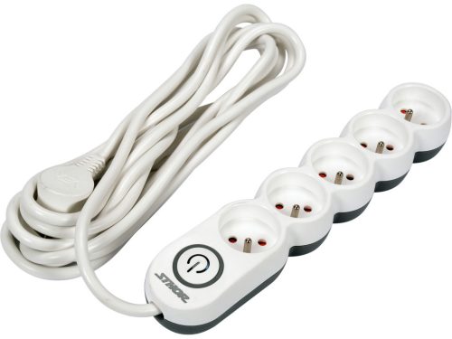 STHOR uzemnená zásuvková lišta 5M (72358)