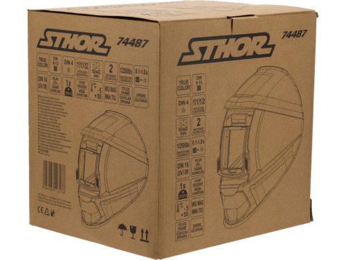 STHOR WELD. PRILBA TRUE COLOR ODKLÁDACÍ ADF (74487)