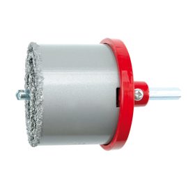   VOREL súprava kruhových fréz (vykružovákov) s karbidovými zrnami, 4-dielna, 33-53-67-73 mm (03300)