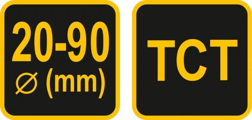 VOREL kruhová fréza na dlaždice 20-90 mm (03900)