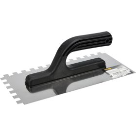   VOREL Ozubená stierka , SS OCEL, 270x130MM, ZUBY 10x10 (06781)