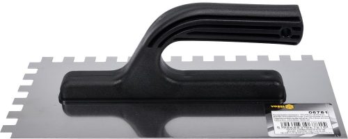 VOREL Ozubená stierka , SS OCEL, 270x130MM, ZUBY 10x10 (06781)