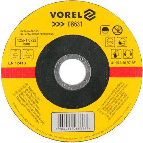 VOREL KOVOVÝ REZNÝ KOTÚČ 125x1x22MM (08631)