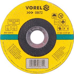 VOREL KOTOUČ NA REZANIE KAMEŇA 125x3,2x22MM (08672)