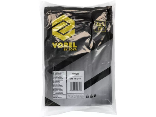 VOREL Ochranná fólia proti prachu 4 × 5 m (09460)