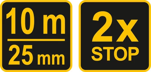 VOREL MERACIA PÁSKA ŽLTÁ MÄKKÁ 10Mx25MM (10139)
