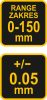 VOREL Mierka posuvné 150 x 0,05 mm (15100)
