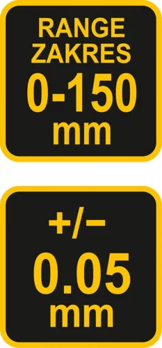 VOREL Mierka posuvné 150 x 0,05 mm (15100)