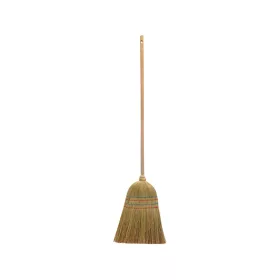   VOREL ciroková metla s drevenou násadou, 4-švová, 115 cm (35911)
