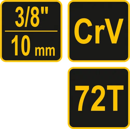 VOREL ZAHRNUTÁ PP RAČŇA 3/8" (53576)