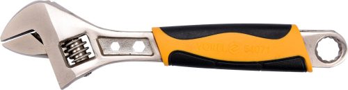 VOREL Kľúč nastaviteľný 200 mm plastová rukoväť (54071)