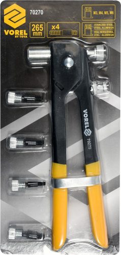 VOREL Ručná nitovačka M3-M6 (70270)