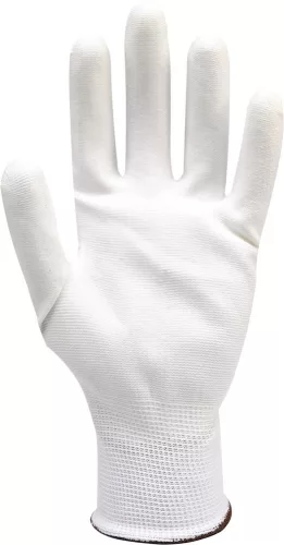 VOREL PRACOVNÉ RUKAVICE, BIELE 9" (74081)