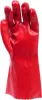 VOREL PRACOVNÉ RUKAVICE, PVC ČERVENÉ 36CM (74151)