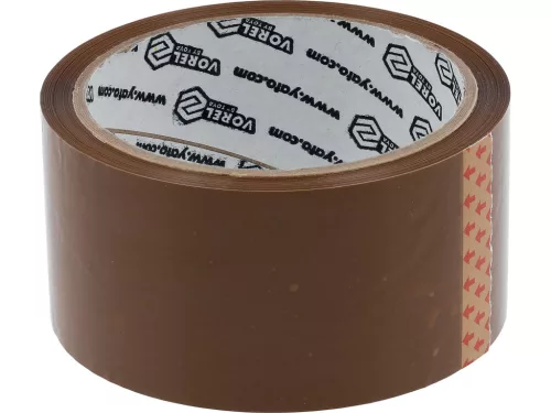 VOREL PP baliaca páska hnedá, 3 ks, 48 mm × 50 m (75306)