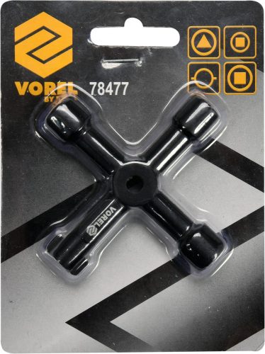 VOREL Univerzálny kľúč pre servisné skrine meradiel (78477)