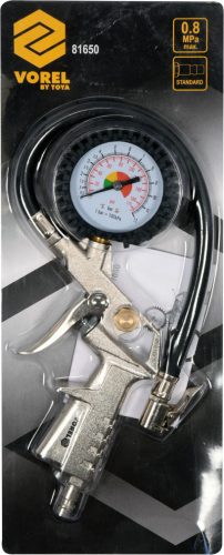 VOREL Pištoľ na hustenie pneu s manometrom 2,8-10 bar (81650)