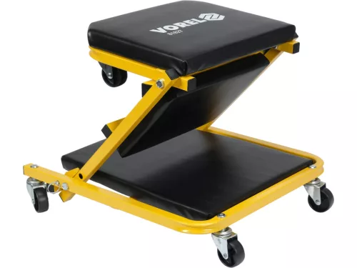VOREL montážne lehátko a dielenská pojazdná stolička 2 v 1, nosnosť 150 kg (81827)