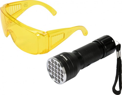 VOREL Sada detekčné UV svietidlá s ochrannými okuliarmi (82756)