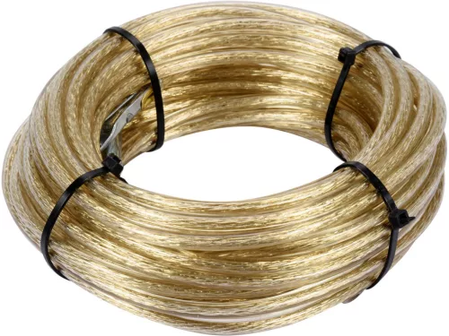 VOREL oceľ áruzabezpečujeó ponyva lano 15 meter, 6 mm (85000)