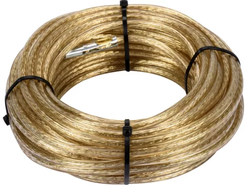 VOREL oceľ áruzabezpečujeó ponyva lano, 16 meter, 6 mm (85001)