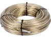 VOREL oceľ áruzabezpečujeó ponyva lano 42 meter, 6 mm (85005)