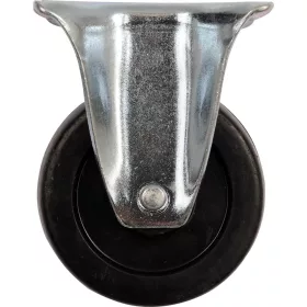 VOREL KOLIESKO PEVNÉ S ČIERNOU GUMOU 65MM (87393)