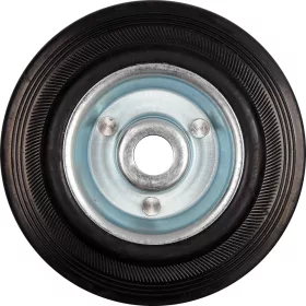   VOREL Koliesko gumové čierne 40kg 75/22mm prům.12x30mm (87451)