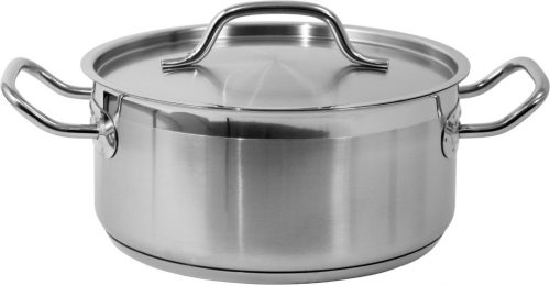 YATO gastro hrnec nizky s poklici nerez 24x11cm 5l (YG-00041)
