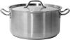 YATO HRNIEC NÍZKY S VEKOM Z NEREZOVEJ OCELE 36X18CM 18,3L (YG-00044)