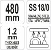 YATO STIERKA PLOCHÁ 355/ 485MM (YG-02412)