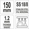 YATO KLIEŠTE NA ĽAD 150 mm (YG-02736)