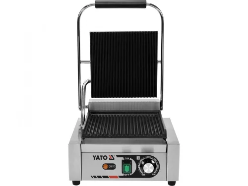 YATO Elektrický kontaktný gril vrúbkovaný 32 cm 1,8 kW (YG-04555)