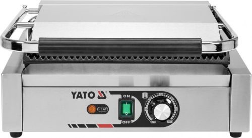 YATO Elektrický kontaktný gril PANINI vrúbkovaný44 cm 2,2 kW (YG-04557)