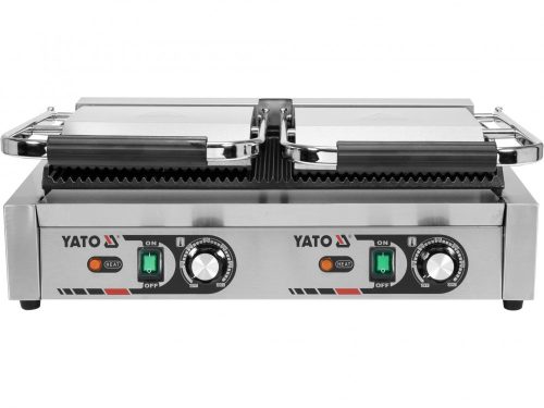YATO Dvojitý kontaktný gril vrúbkovaný 58 cm 3,6 kW / 58CM (YG-04560)
