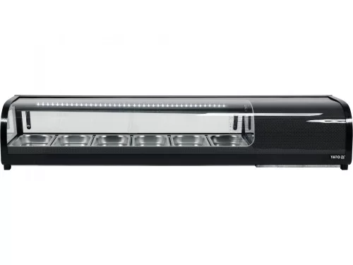 Chladiaca vitrína na GN nádoby YATO YG-05002 – nerezová, LED (YG-05002)