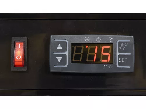Chladiaca vitrína na GN nádoby YATO YG-05002 – nerezová, LED (YG-05002)