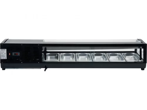 Chladiaca vitrína na GN nádoby YATO YG-05002 – nerezová, LED (YG-05002)