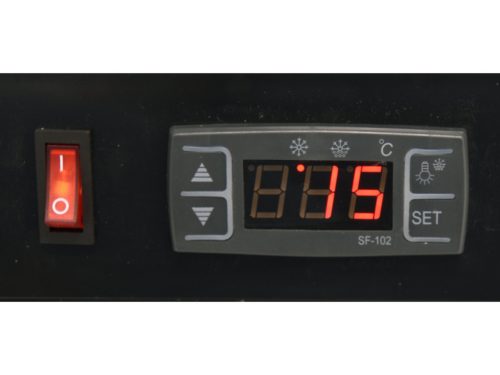 YATO Chladiaca vitrína 5x1/2 GN 180x42x29,5 cm ČIERNA (YG-05005)