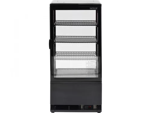 YATO Chladiaca vitrína  – čierna, 78 l (YG-05056)