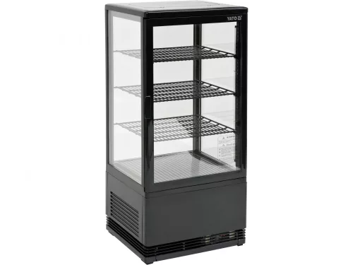 YATO Chladiaca vitrína  – čierna, 78 l (YG-05056)