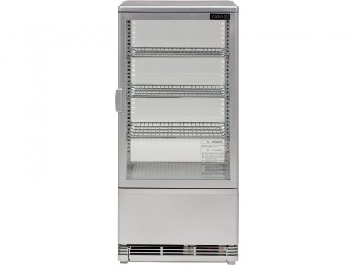 YATO Chladiaca vitrína – strieborná, 78 l. (YG-05057)