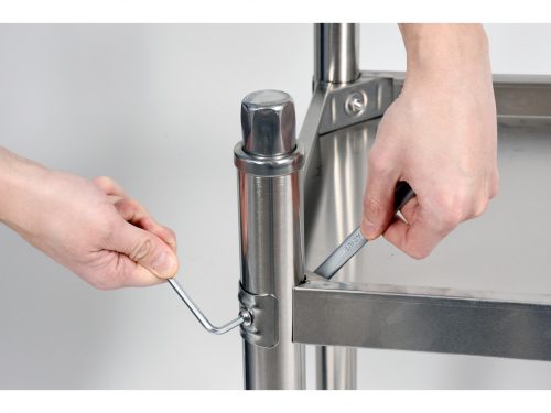 YATO Stredový stôl otočný s policou 1400×600×H850 mm (YG-09003)